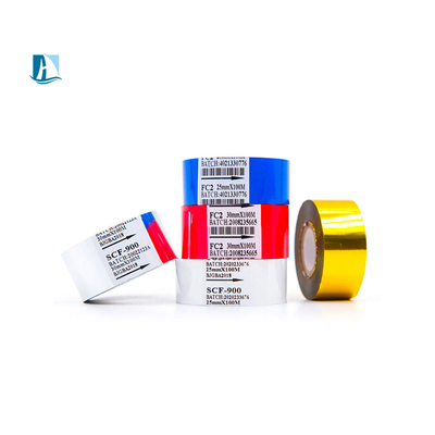 SCF900 LC1 FC3 Печатная лента с горячим штампованием 25 мм * 100 м Файл цветового кодирования даты