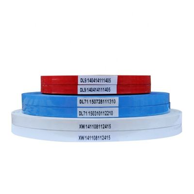 Рыночная лента теплового переноса для печати номера кабеля 8 мм 9 мм лента горячего штампования