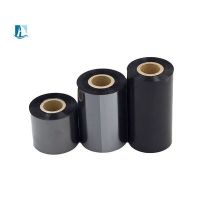 Бумага на этикетках Черная горячая штамповая фольга Термотрансферная ленточная принтер температура 100C-160C
