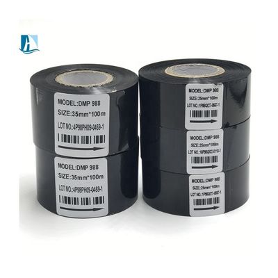 Полное сопротивление трению SCF900 Black Date Hot Stamping Foil для ленты с штрих-кодом