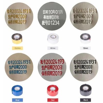 Стремительное кодирование ленты 35 мм*100 м SCF-900/LC1 FC2 FC3 Теплая штамповка для печати даты истечения срока действия
