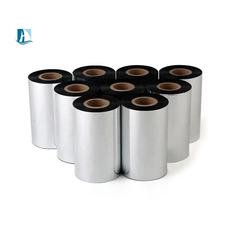 Цветная термотрансферная Jumbo Roll Wax Ribbon Резиновая лента для принтера наклейки на этикетках