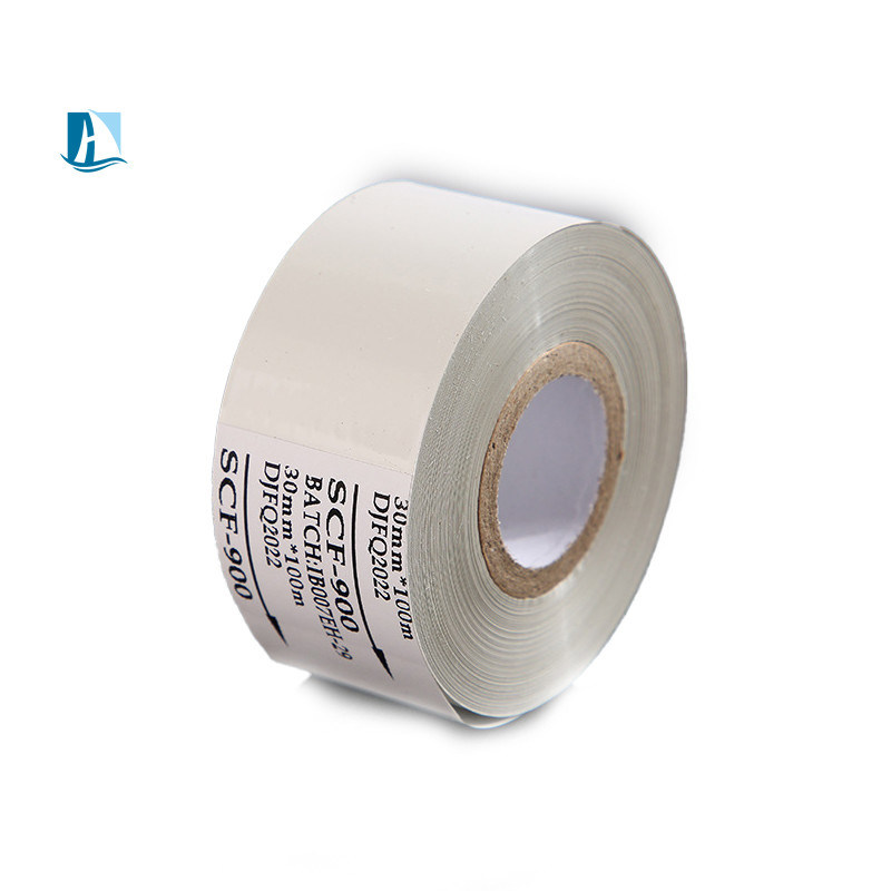 Устойчивая белая лента для печатания ленты и упаковочной пленки