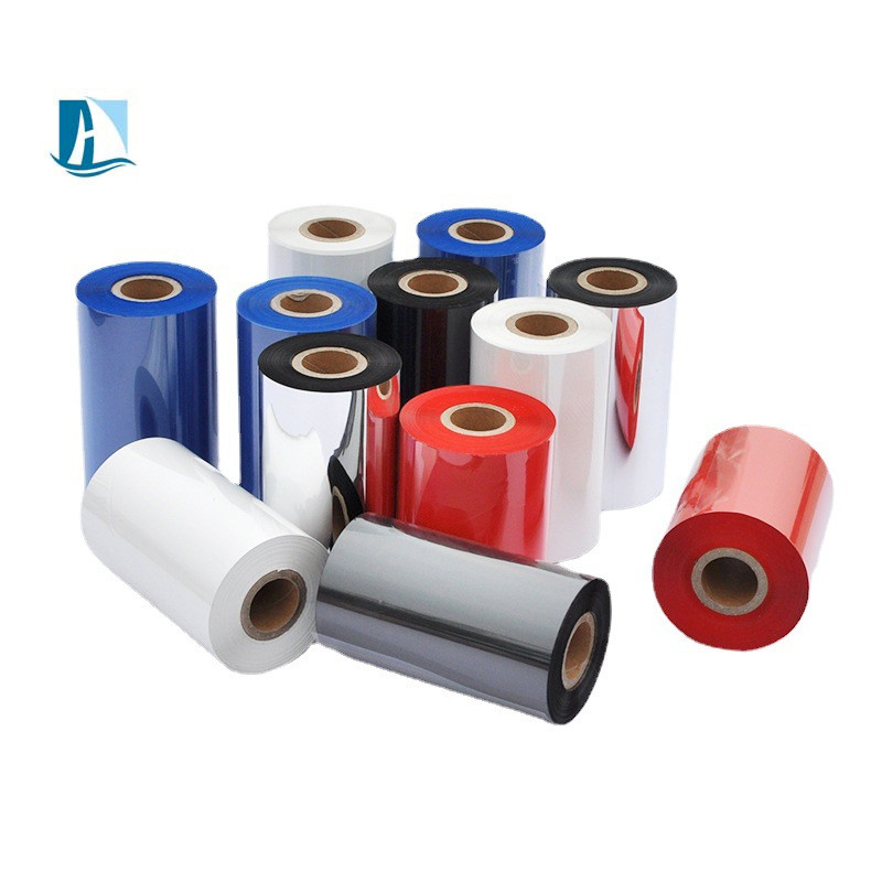 PET 50mm*100m LC1 Синяя цветовая кодирующая лента Сатинные ленты для печати